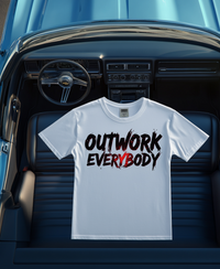 Load image into Gallery viewer, Outwork Everybody Shirt – Motivational Fitness T-Shirt | Workout Apparel for Athletes