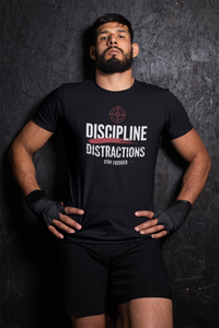 Load image into Gallery viewer, “Discipline Over Distractions” Focus Tee – Stay Locked In | Gildan 5000